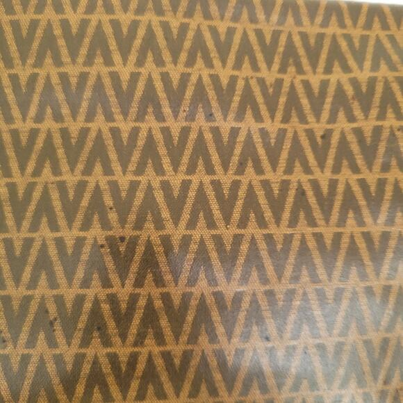 Mario Valentino V Bag Clutch Envelope Vintage Handbag Zip Designe Italian Brown - Picture 11 of 11